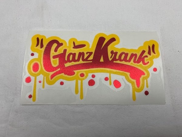 Glanzkrank Sticker Classic Tag Harlekin 15cm